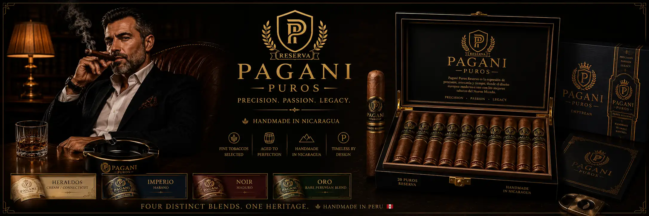 Pagani Puros ? Four Distinct Blends. One Heritage.